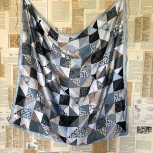 Authentic Coach Oversized Silk Scarf